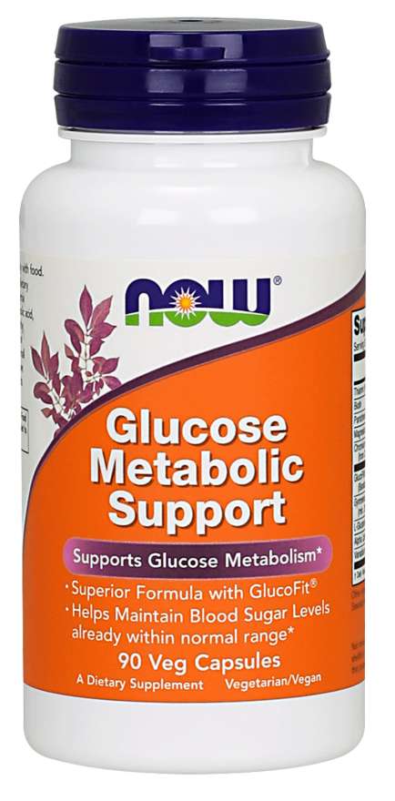 NOW Foods Glucose Metabolic Support, 90 VegCaps