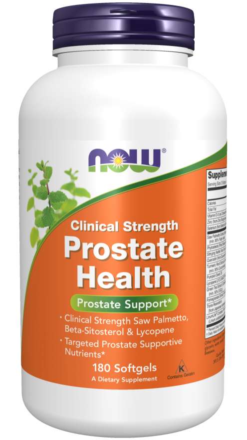 NOW Foods Prostate Health Clinical Strength, 180 Softgels