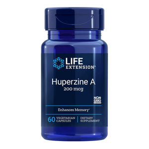 Life Extension Huperzine A 200 Mg Vegetarian Capsules, 60 Count - Discount Nutrition Store