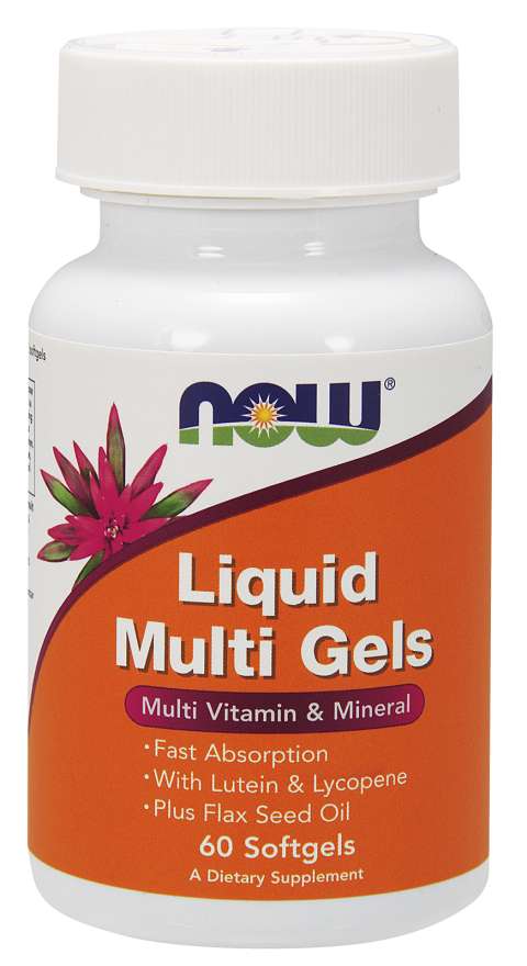 NOW Foods Liquid Multi Gels, 60 Softgels