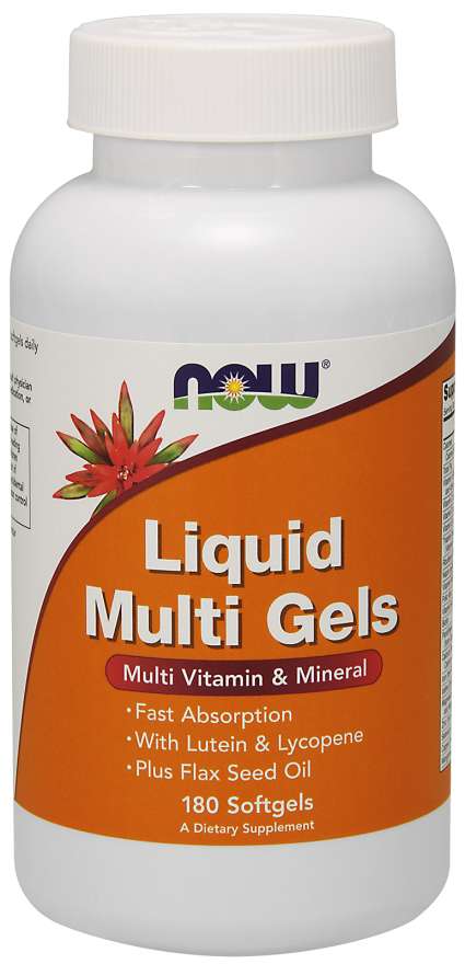 NOW Liquid Multi Gels, 180 Softgels