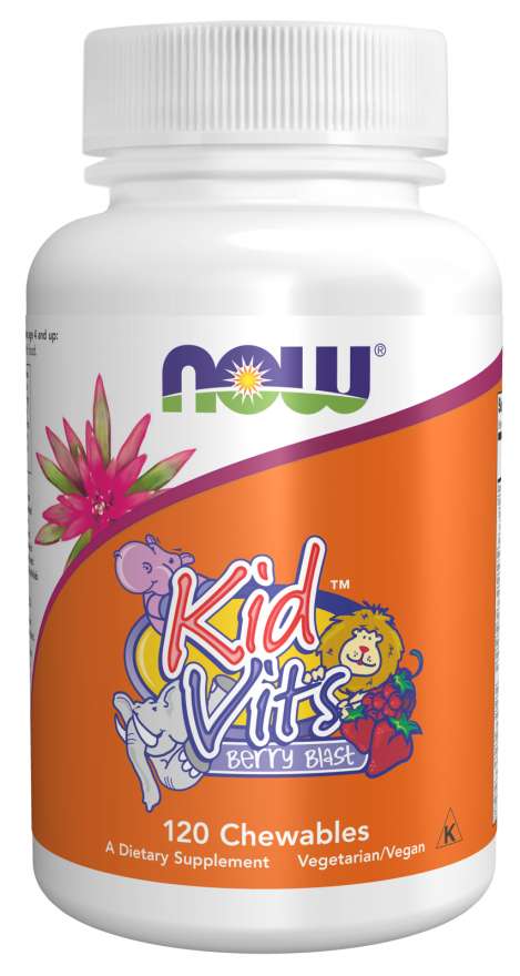 NOW Foods Kid Vits Berry Blast, 120 Chewables