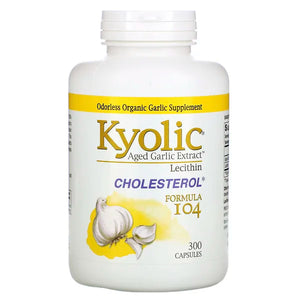 Kyolic Aged Garlic Extract™ Cholesterol Formula 104, 100 Capsules