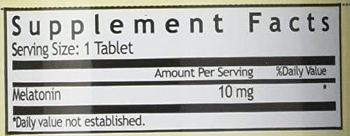 Windmill Melatonin Tabs, 10 mg, Timed Release 60 Tablets