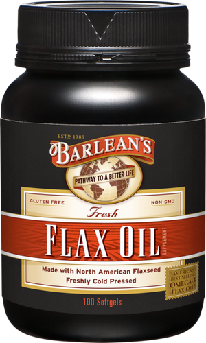 Barlean's Pure Flax Oil, 1000 mg, 100 Softgels