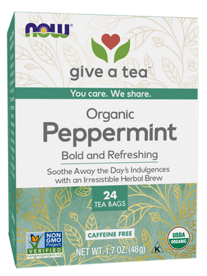 Peppermint Tea Bags Organic 24B