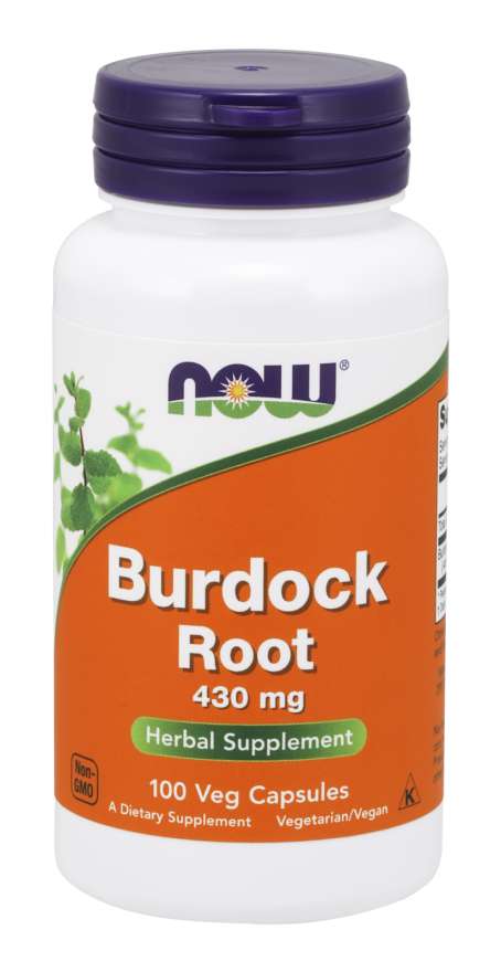 NOW Burdock Root, 430 mg, 100 Capsules