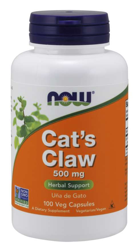 NOW Foods Cat's Claw, 500 mg, 100 Veg Capsules