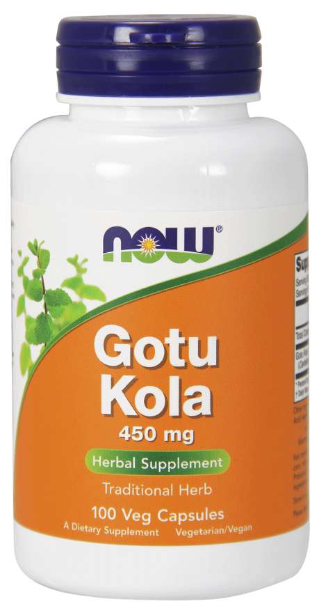 NOW Gotu Kola, 450 mg, 100 Capsules