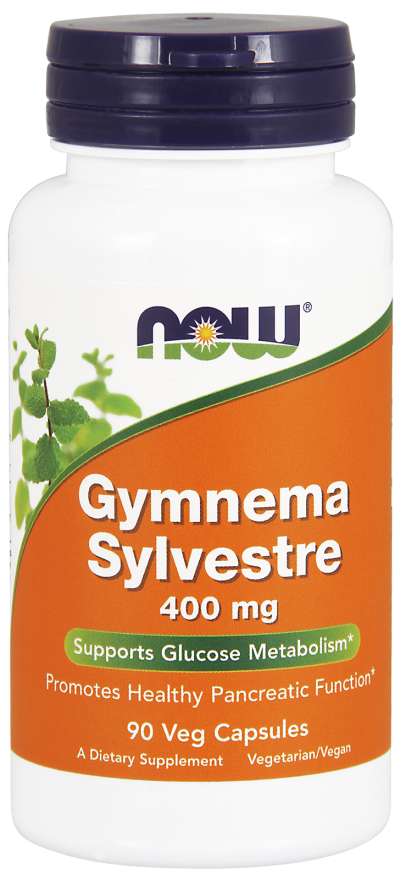 NOW Foods Gymnema Sylvestre, 400 mg, 90 Veg Capsules