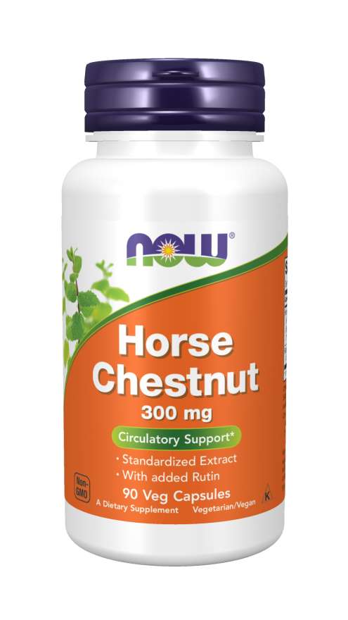 NOW Foods Horse Chestnut, 300 mg, 90 Veg Capsules