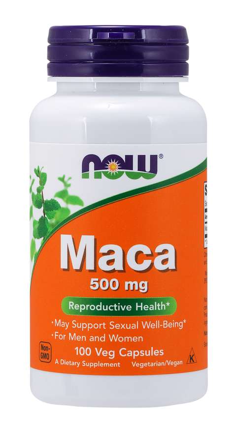 NOW Maca, 500 mg, 100 Veg Capsules