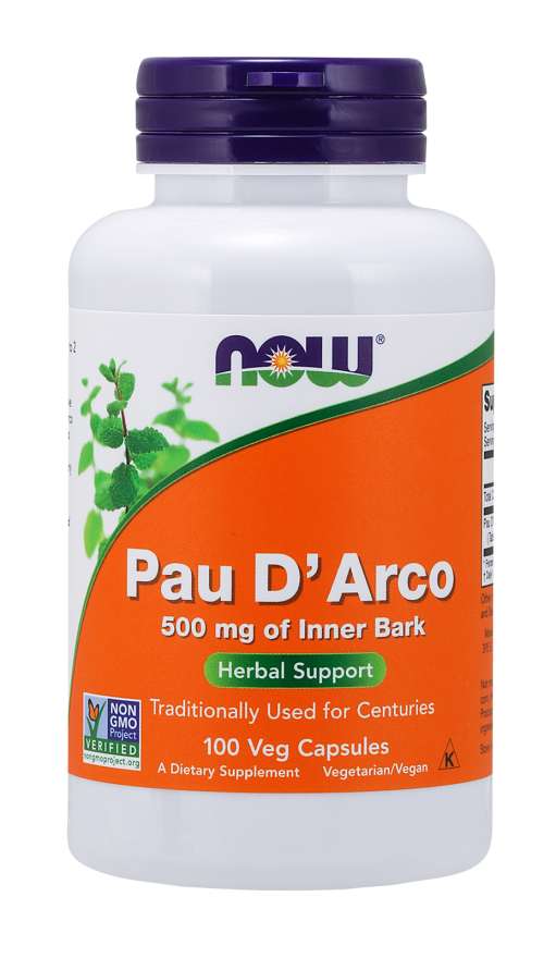 NOW Pau D&#39; Arco, 100 Capsules