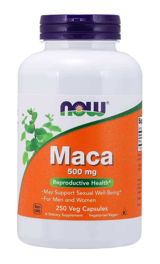 NOW Maca, 500 mg, 250 Veg Capsules