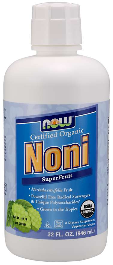 NOW Foods Organic Noni Superfruit Juice, 32 fl oz
