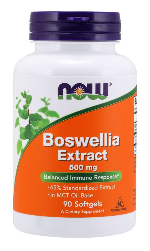 NOW Boswellia Extract, 500 mg, 90 Softgels