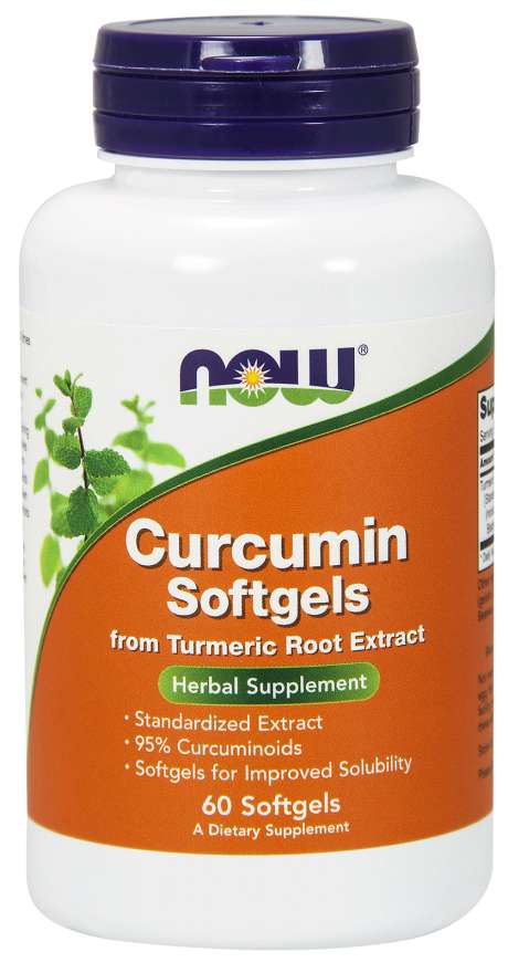 NOW Curcumin, 60 Softgels