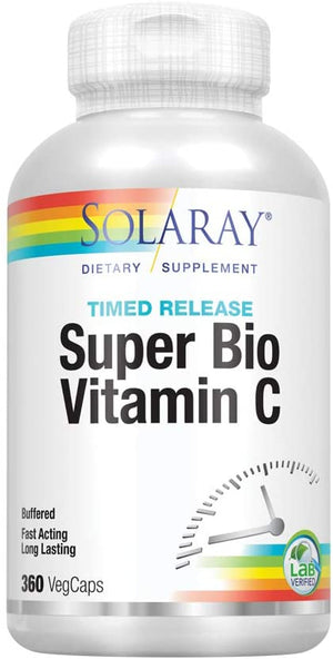 Solaray Super Bio Vitamin C, 1000 mg, 360 VegCaps