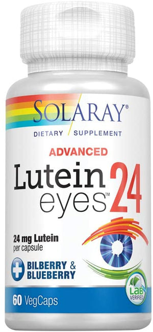 Solaray Lutein Eyes™ Advanced, 24 mg, 60 VegCaps