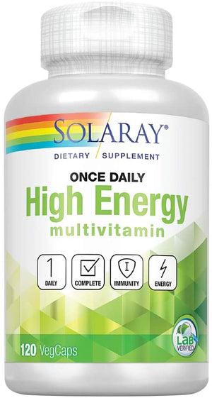 Solaray Once Daily High Energy Multi-Vita-Min™, 120 VegCaps