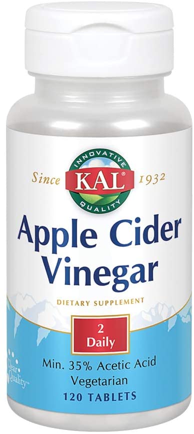 KALKal Apple Cider Vinegar, 120 Tablets