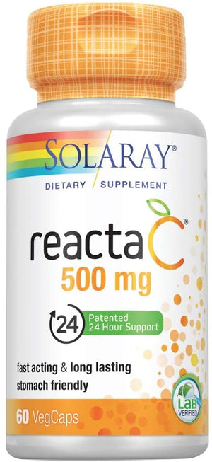 Solaray Reacta-C®, 500 mg, 60 VegCaps