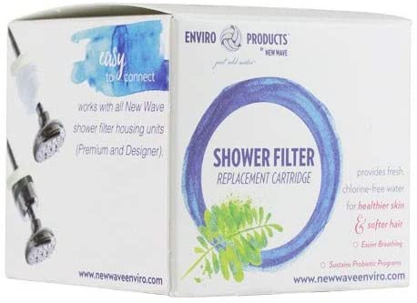 New Wave Enviro Shower Filter Replacement Cartridge, 1 Cartridge
