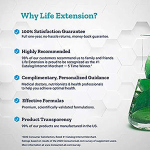Life Extension Pregnenolone, 50 mg, 100 Capsules