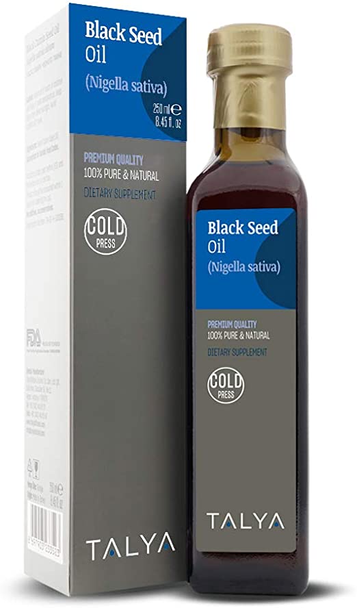 TBlack Seed Oil 8.45 fl. oz (250 ml) - Liquid Black Seed Oil - Dietary Supplement - Immune Support - High Thymoquinone - Cold Pressed - Pure Turkish Black Seed Oil - Non-GMO - Glass Bottle