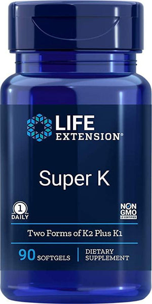Life Extension Super K, 90 Softgel - Discount Nutrition Store