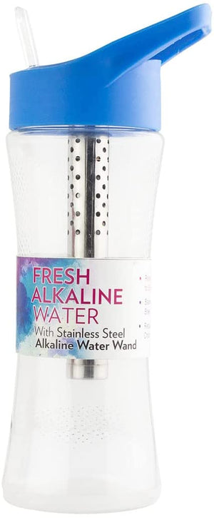 New Wave Enviro BPA Free Alkaline bottle with Stainless Steel Alkaline Water Wand, 700ml