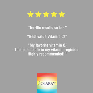 Solaray Vitamin C with BioFlavonoid Concentrate, 1000 mg, 250 VegCaps