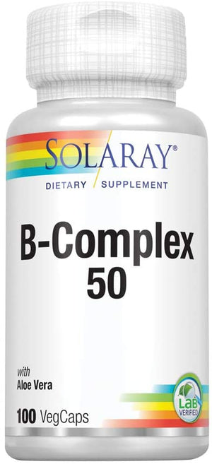 Solaray B-Complex 50, 100 VegCaps