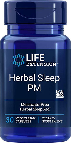 Life Extension Herbal Sleep Pm, 30 Count - Discount Nutrition Store