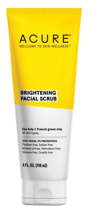 Acure Brightening Facial Scrub, 4 fl oz