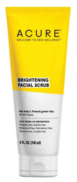 Acure Brightening Facial Scrub, 4 fl oz