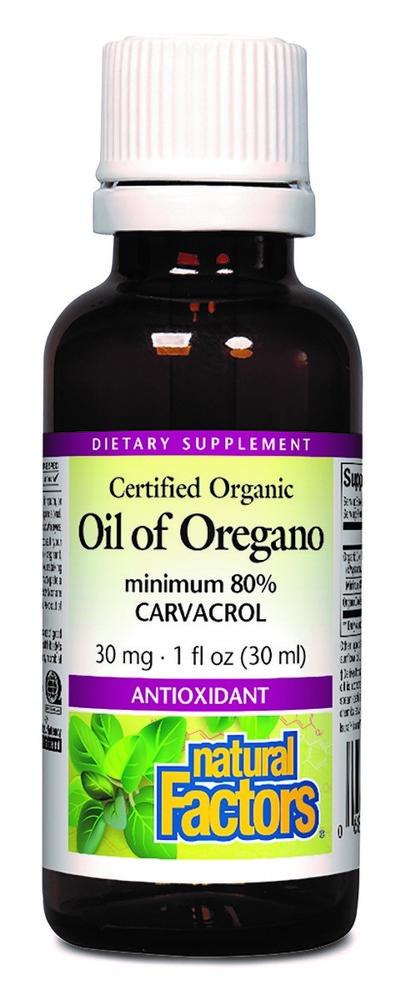 Natural Factors Organic Oil of Oregano, 1 fl oz