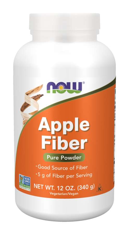 NOW Apple Fiber Powder, 12 oz
