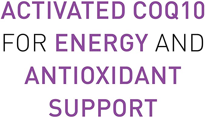 Natural Factors, Ubiquinol Active CoQ10 200mg, Coenzyme Q10 Supplement for Energy, Heart and Cognitive Support, Gluten Free, 60 softgels