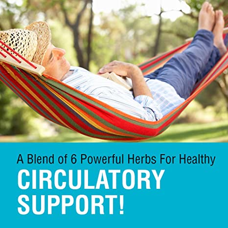 SOLARAY Circulation Blend SP-11B | Herbs &amp; Cell Salt for Healthy Circulatory System Support | 50 Servings | 100 VegCaps
