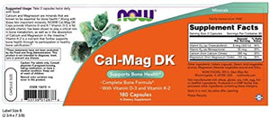 NOW Cal-Mag DK, 180 Capsules