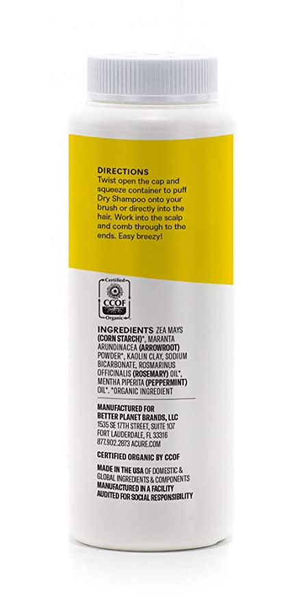 Acure Dry Shampoo Rosemary &amp; Peppermint, 1.7 oz
