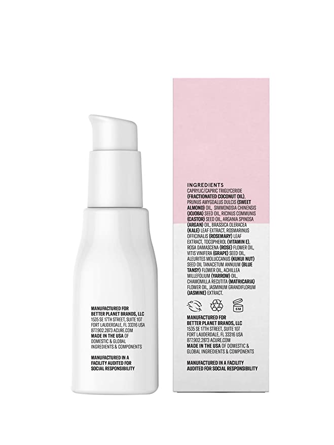 Acure Seriously Soothing Blue Tansy Night Oil, 1 fl oz