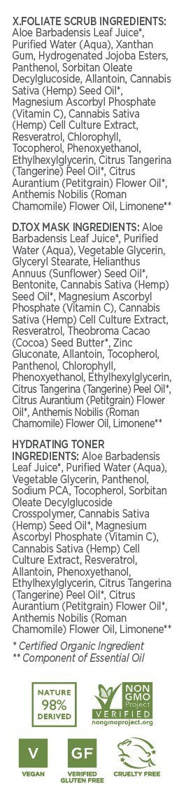 Andalou Naturals CannaCell® Botanical Skin Care Starter Kit, 5 Piece Kit