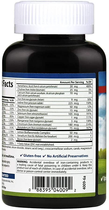 Carlson - Super 1 Daily, Vegetarian Multiple Formula, Multivitamin, Optimal Wellness, 60 Tablets