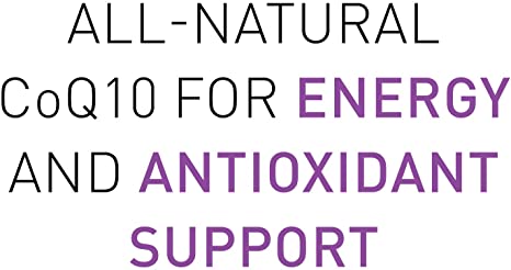 Natural Factors Coenzyme Q10 400 mg, Natural Coenzyme Q10 Supplement for Energy, Heart and Cognitive Support, 60 Softgels