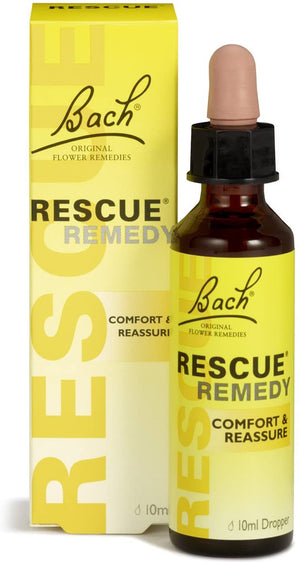 Bach Rescue Remedy Dropper, 10mL - Natural Homeopathic Stress Relief