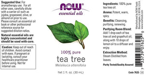 NOW Essential Oils Tea Tree, 1 fl oz