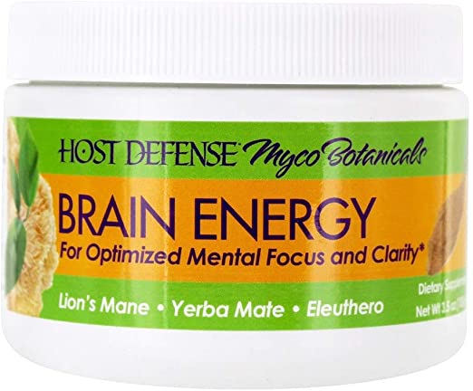 Host Defense - MycoBotanicals Brain Energy Support Powder - 3.5 oz.