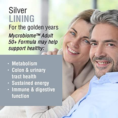 Solaray Mycrobiome™ Probiotic Adult 50 Plus Formula, 30 billion, 30 veg